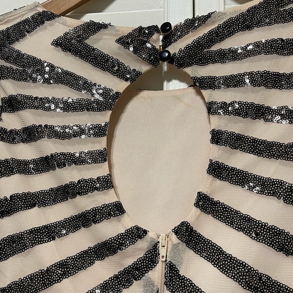 Sequined Striped Dress by Sequin Hearts - Picture 3 of 3